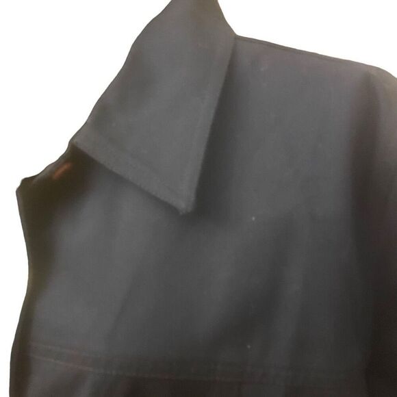 Quaker Factory Black‎ Lightweight Jacket with Embroidered Flamingos Sz L - Picture 6 of 14